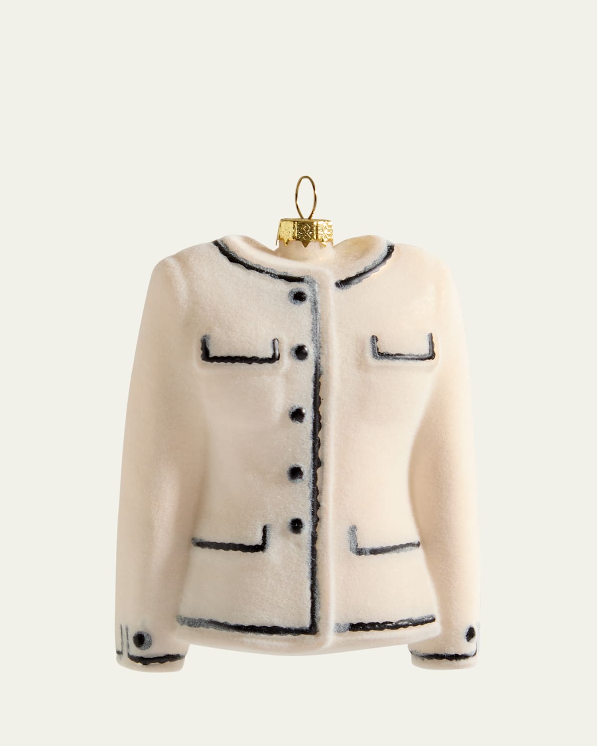 Cody Foster & Co Luxe Tweed Jacket Christmas Ornament In Multi
