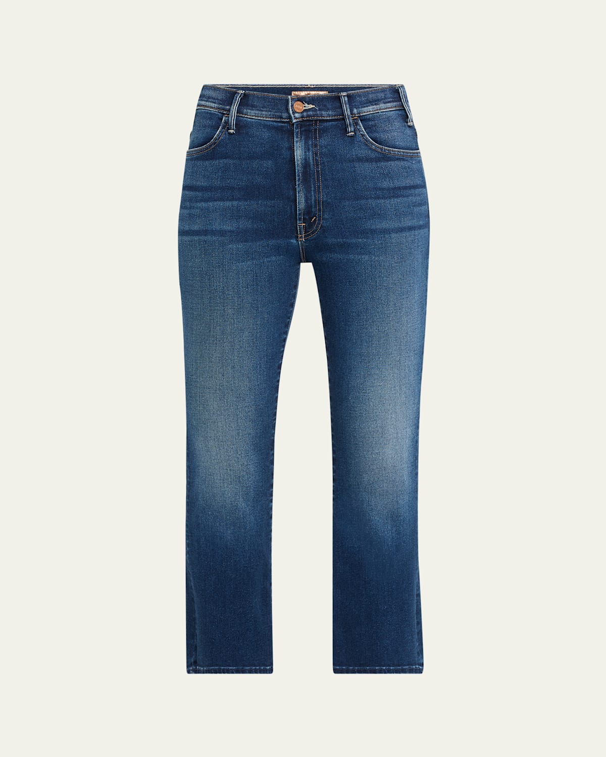 Mother The Hustler Ankle Jeans In Blue