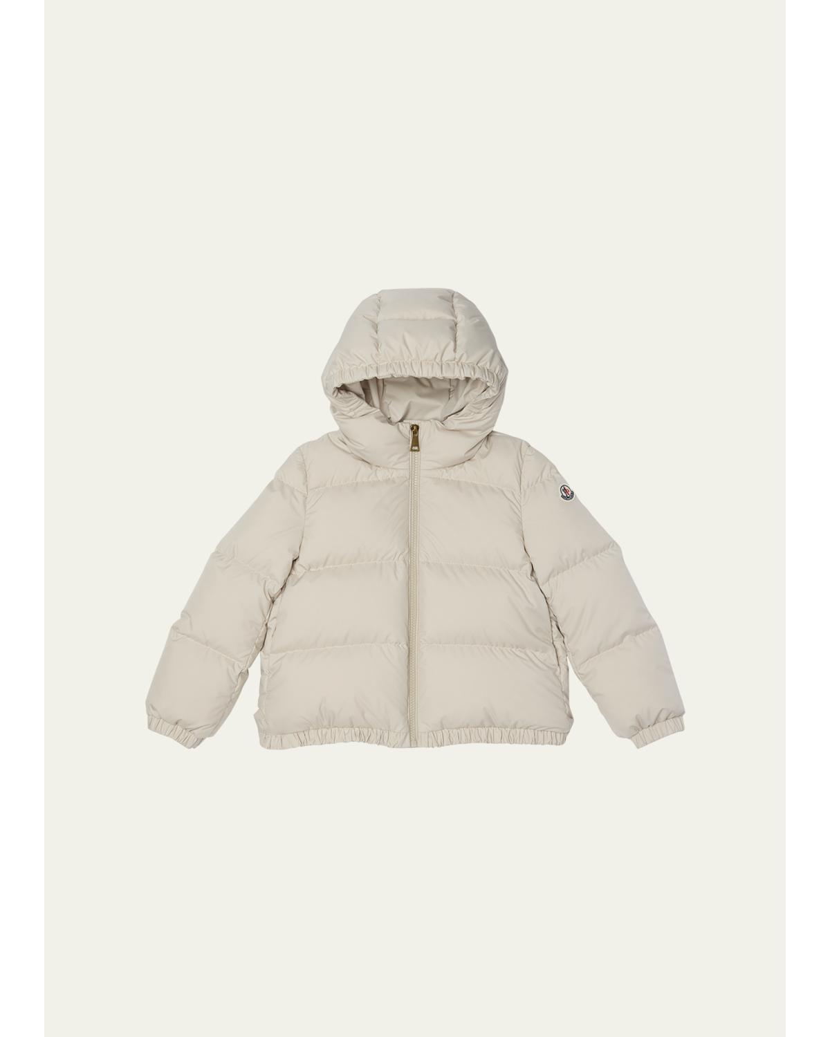 Girl's Cascar Hooded Down Jacket, Size 8-10