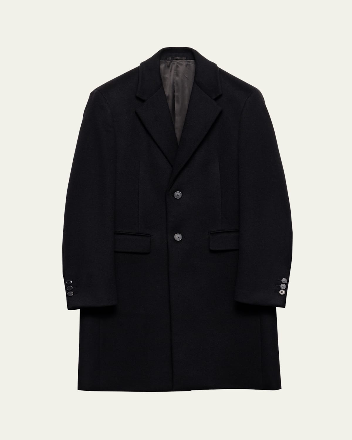 Men's Panno Wool and Cashmere Overcoat