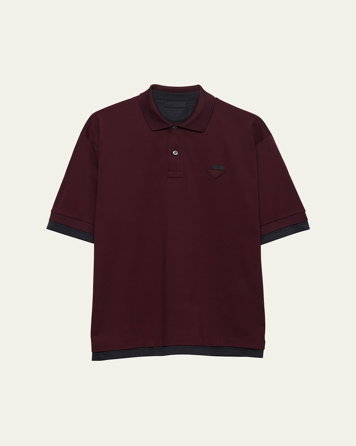 Men's Tipped Cotton Pique Polo Shirt