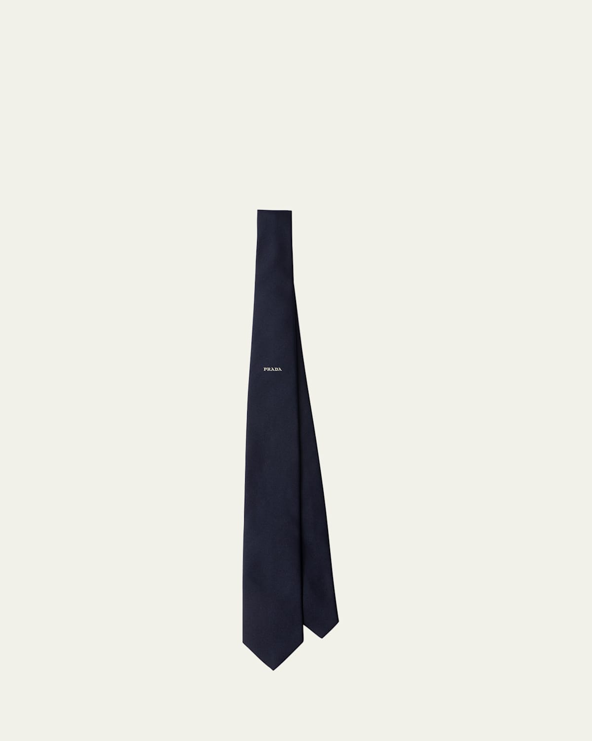 Prada Men's Silk Stripe Logo Tie | Thumbnail 2