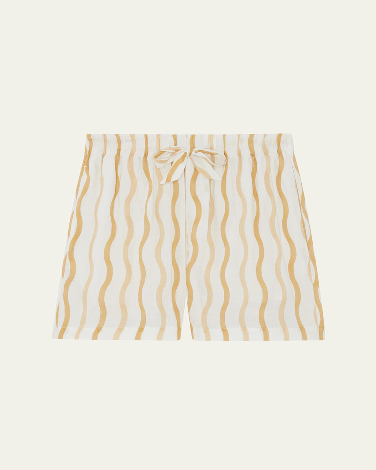 Frescobol Carioca Men's Lucas Cabana Stripe Pajama Shorts In Neutral