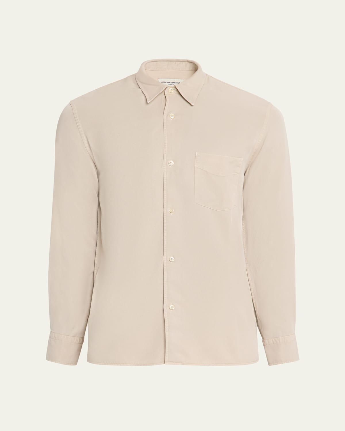 Men's Guido Cotton Contrast Stitch Shirt