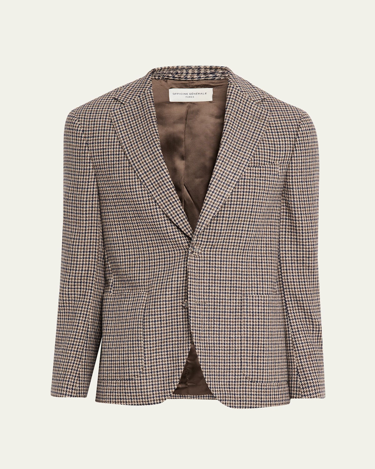 Officine Generale Men's Arthur Houndstooth Single-breasted Sport Coat