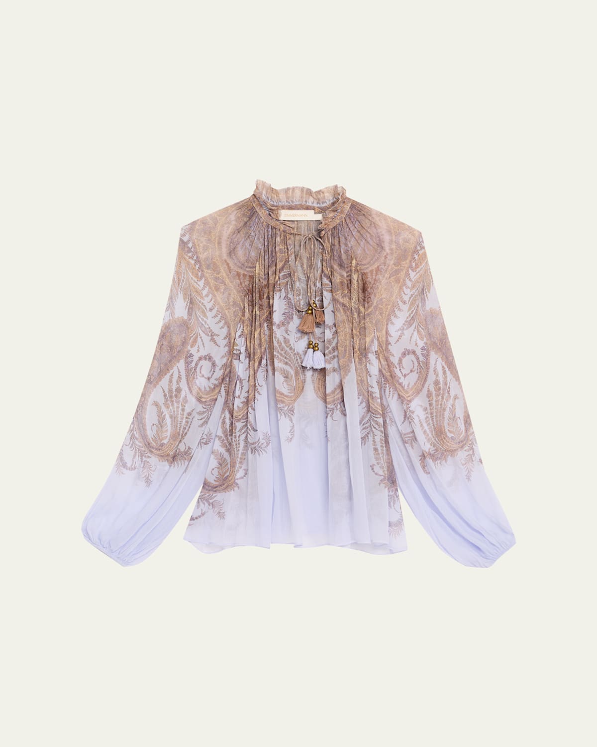 Zimmermann Billow Blouse In White