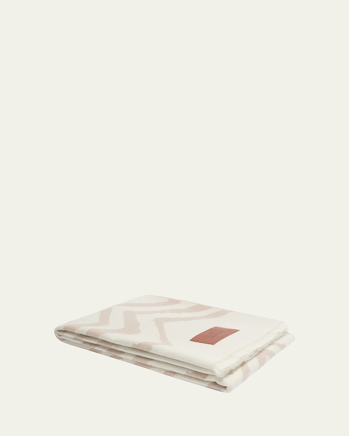 Missoni Graffiti Virgin Wool Throw, 53" X 71" In Neutral