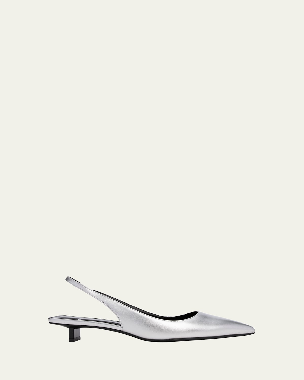 Pierre Hardy Stella Metallic Leather Slingback Pumps