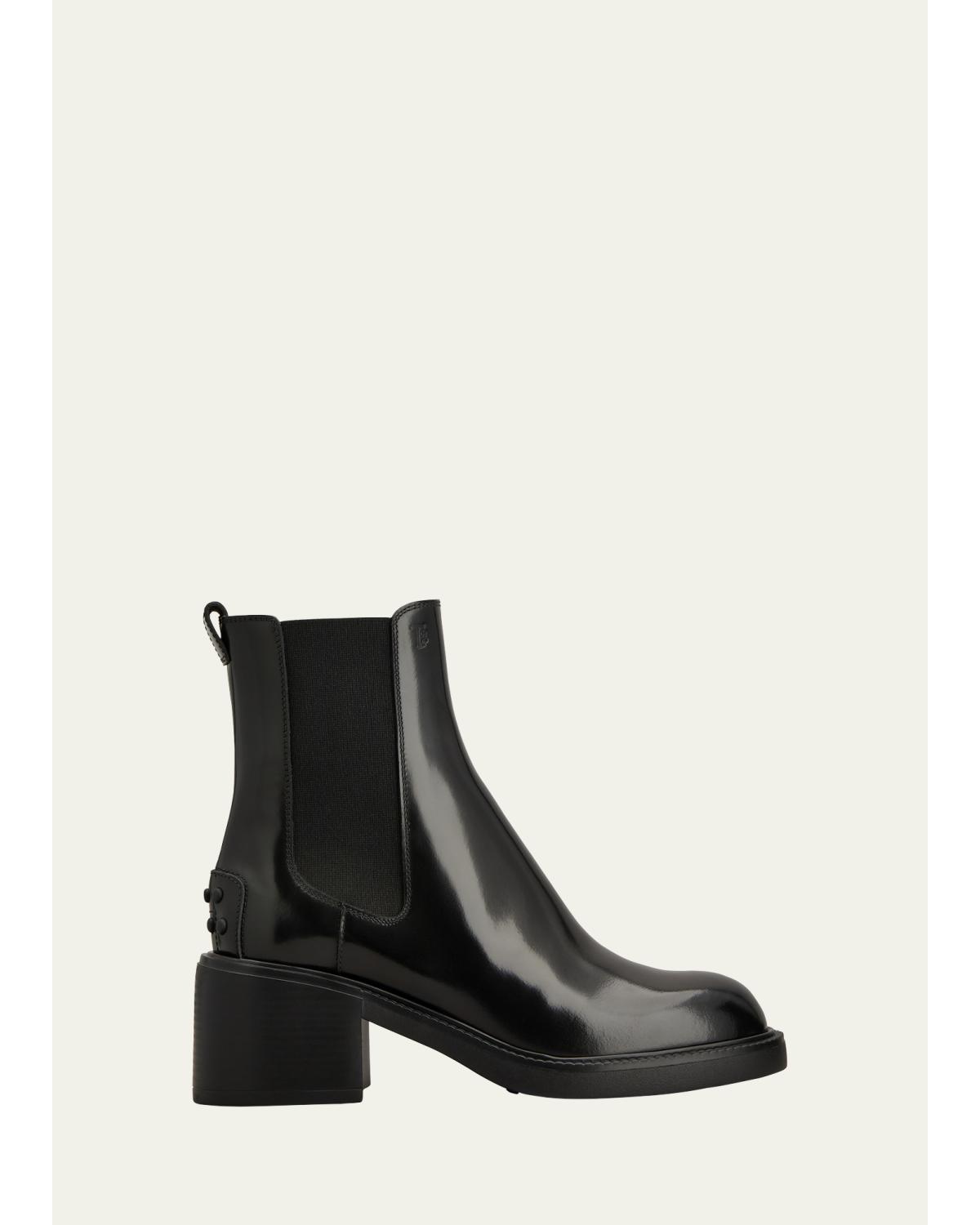 Janeiro Gomma Leather Chelsea Boots