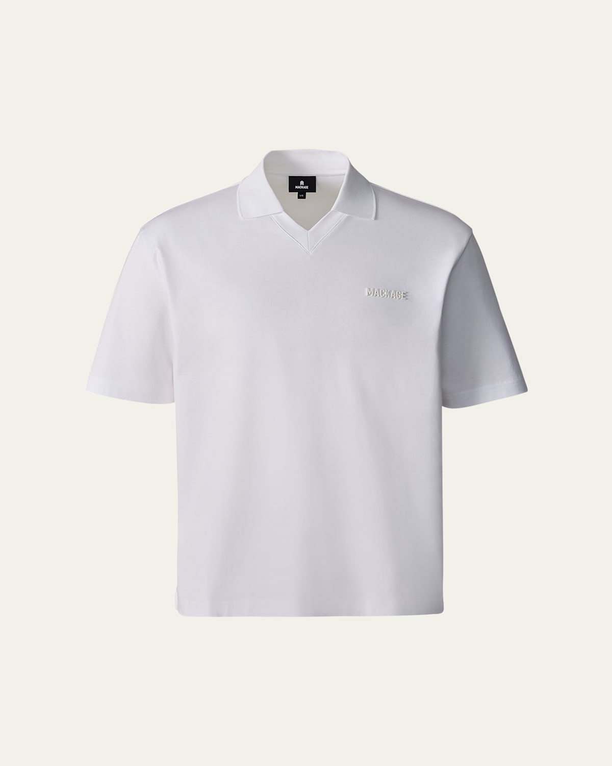 Mackage Men's Marco Mercerized Polo Shirt | Thumbnail 4 Mackage Men's Marco Mercerized Polo Shirt | Thumbnail 4
