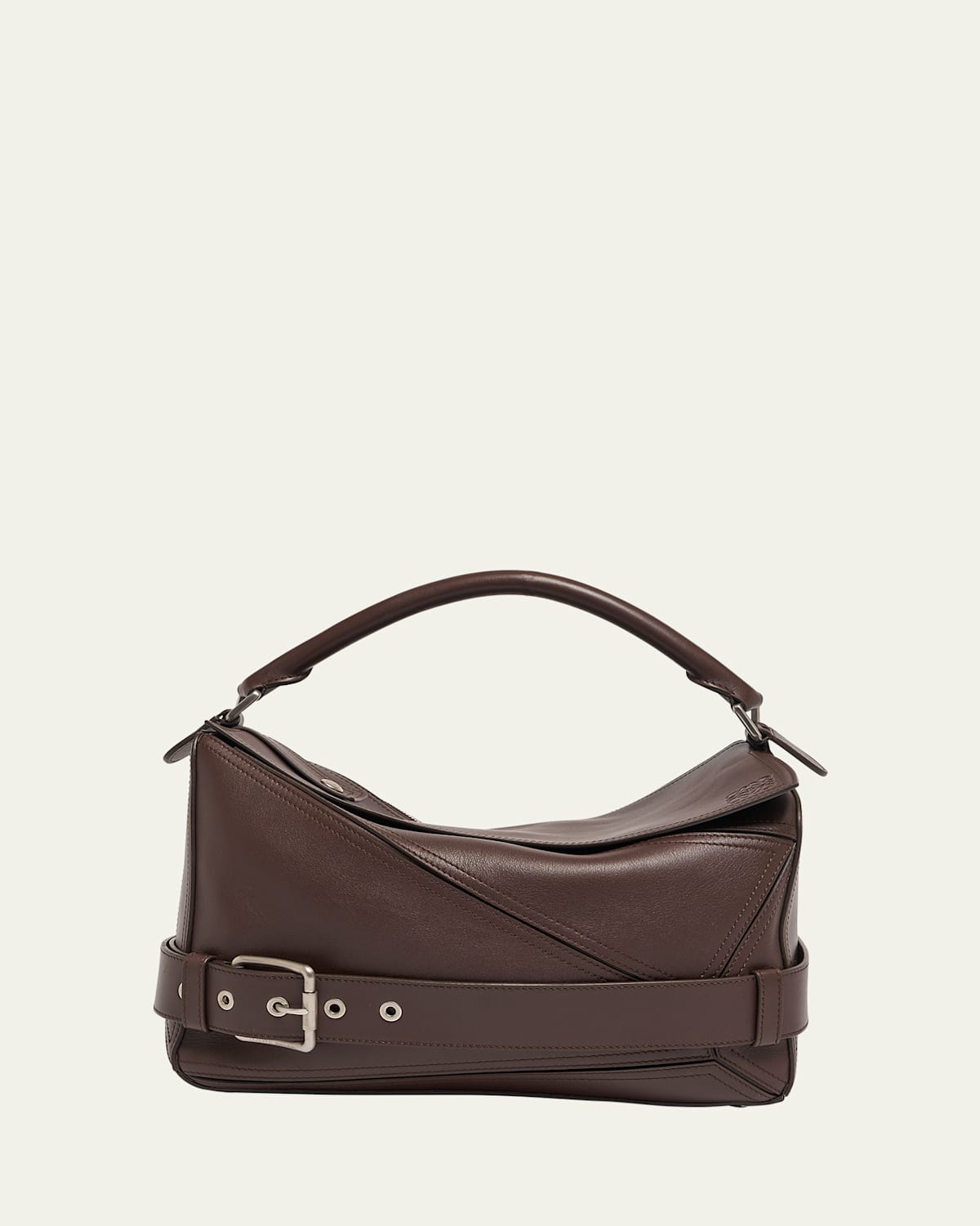 Loewe Puzzle Large Biker B510bp1x01 Darkbrownie In Brown