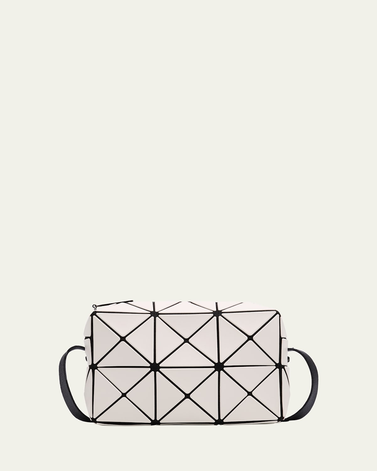 Bao Bao Issey Miyake Carton Geometric-panelled Crossbody Bag In White