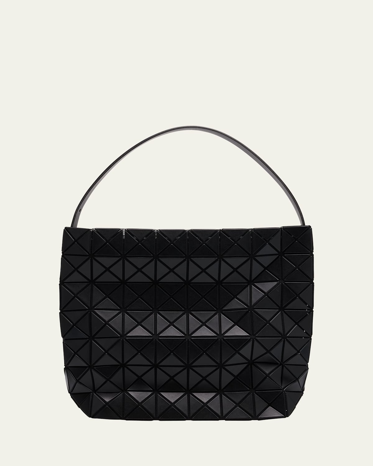 Bao Bao Issey Miyake Valley Geometric Shoulder Bag In Black