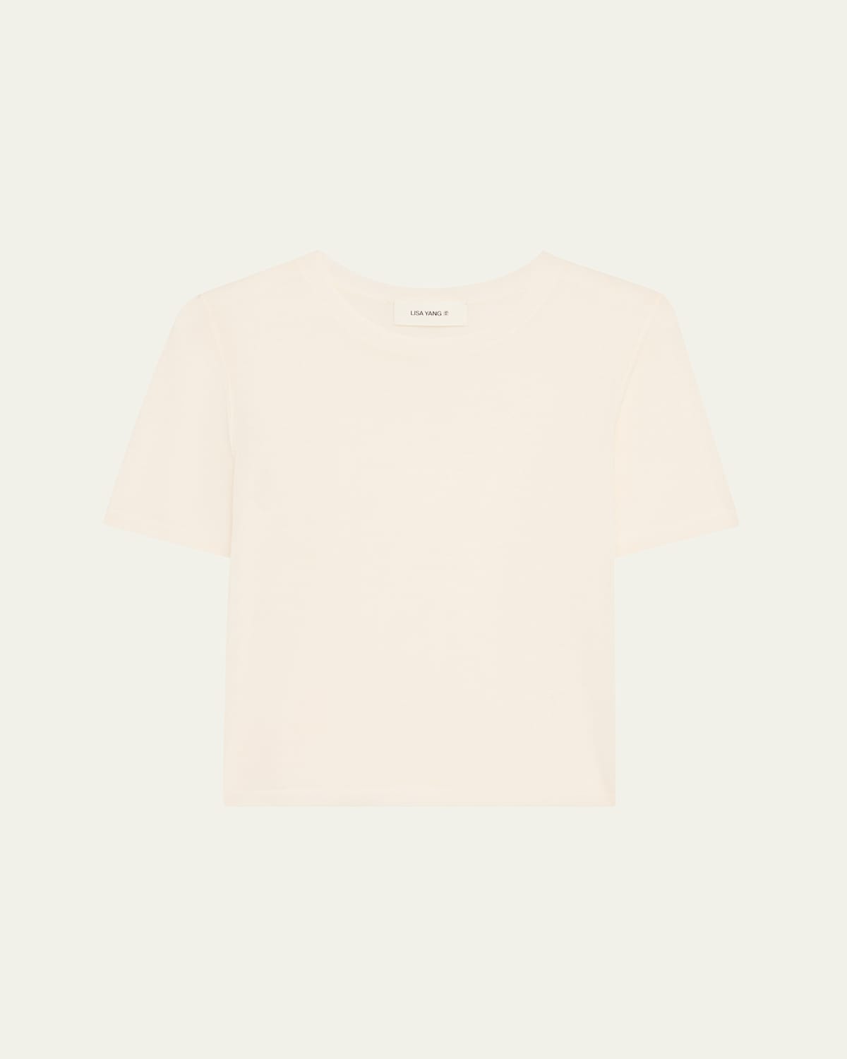 Lisa Yang Delila Cashmere Crewneck T-shirt In Neutral