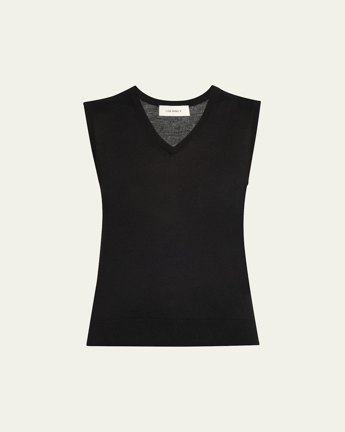Lisa Yang Lauri Sleeveless Cashmere Top In Black