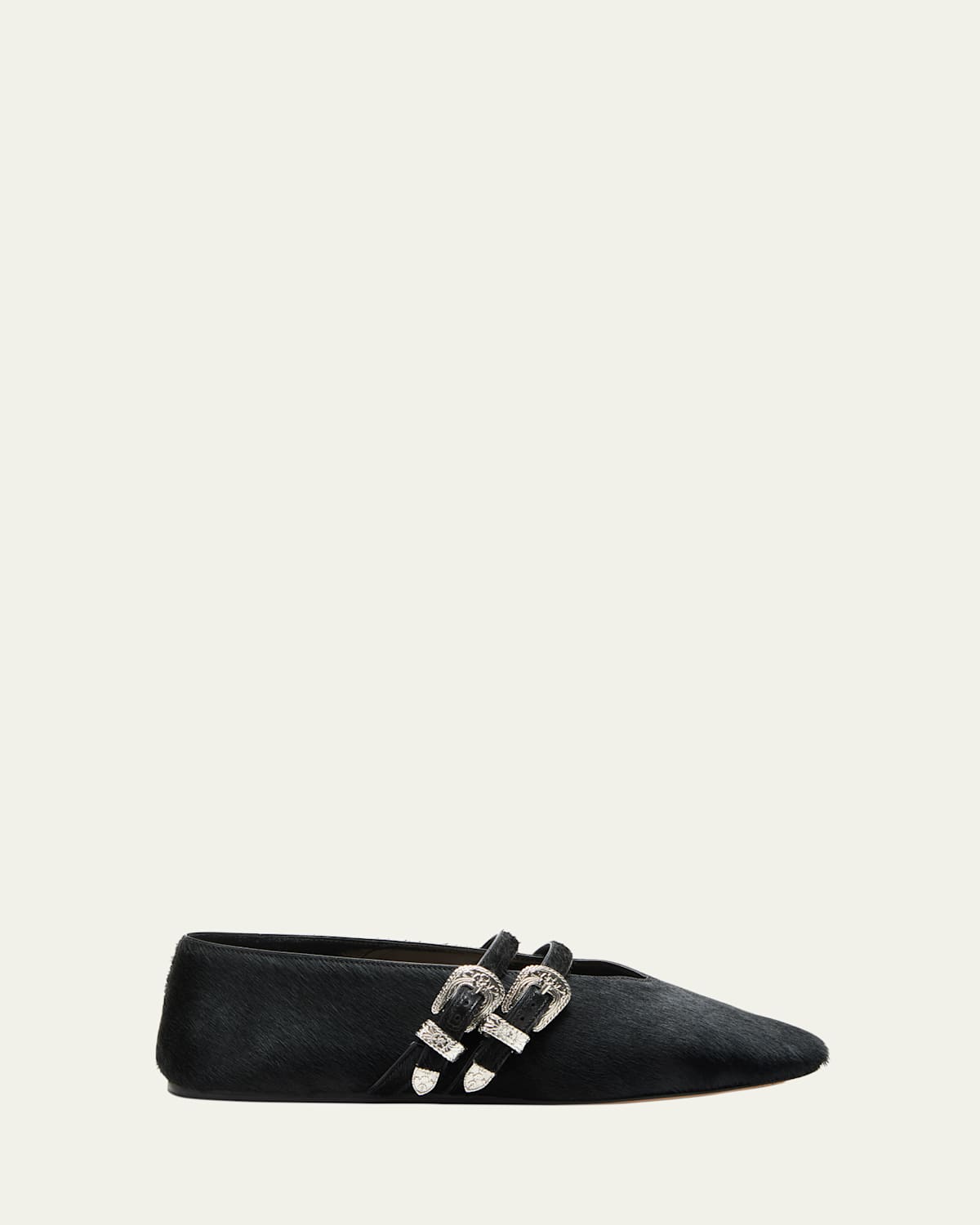 Le Monde Beryl Claudia Calf Hair Ballerina Flats