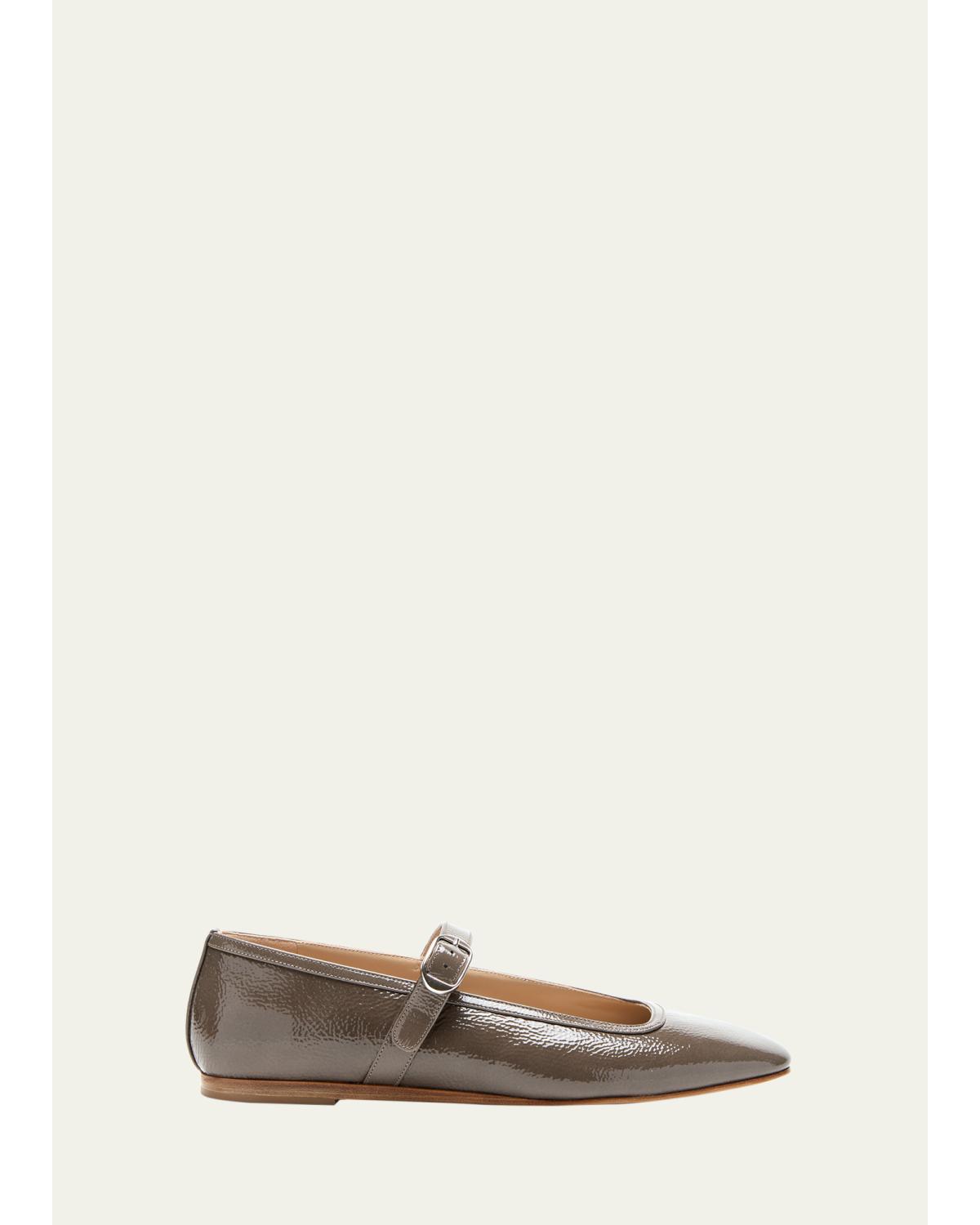 Patent Leather Mary Jane Ballerina Flats