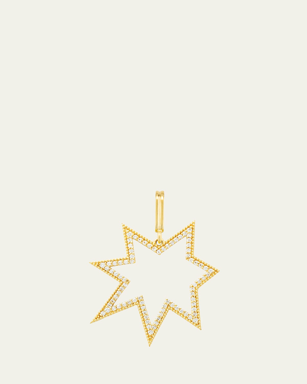 L'Etoile 18K Yellow Gold Charm with Diamonds