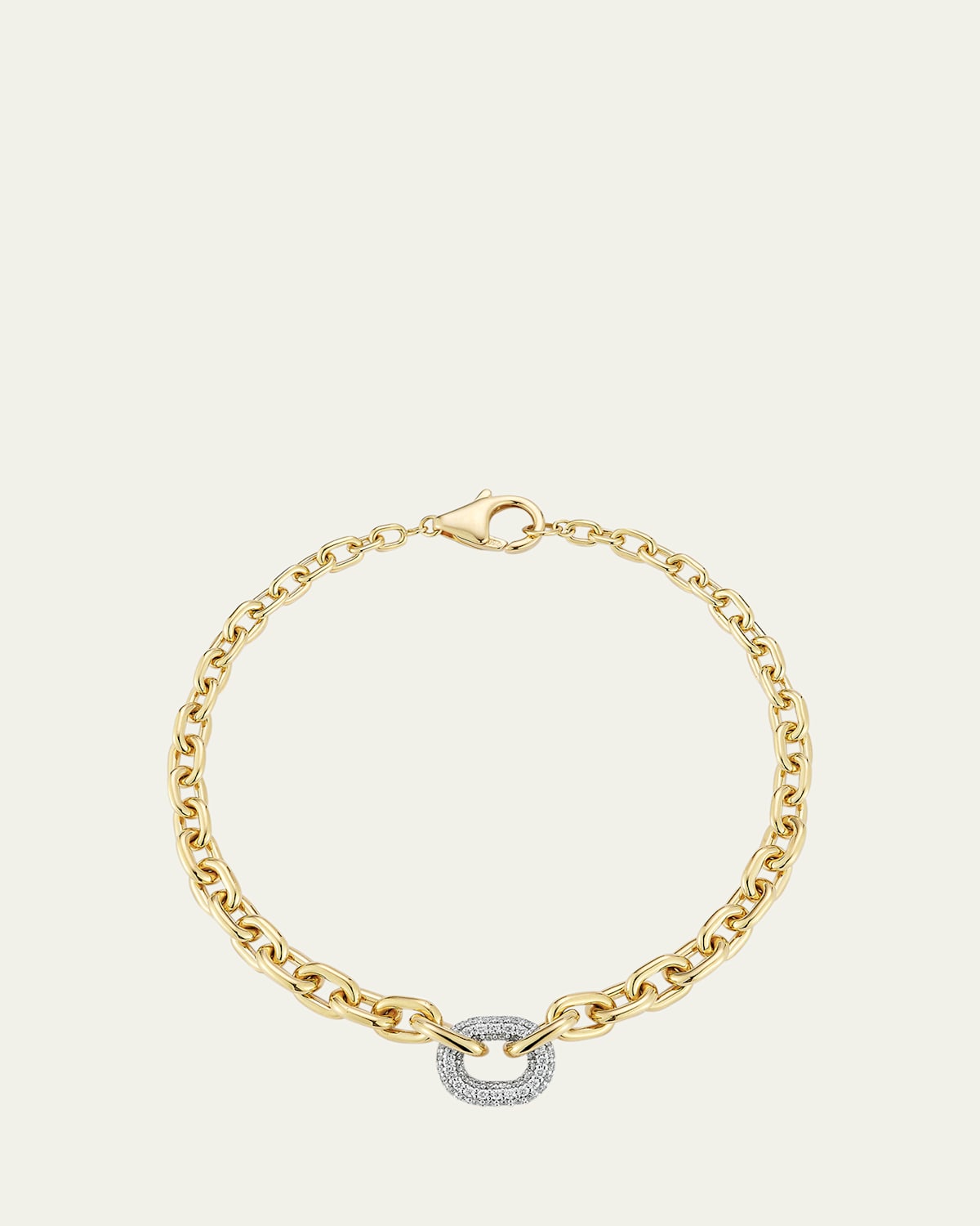 Walters Faith Morrell Graduated Link Bracelet with Single Diamond Link