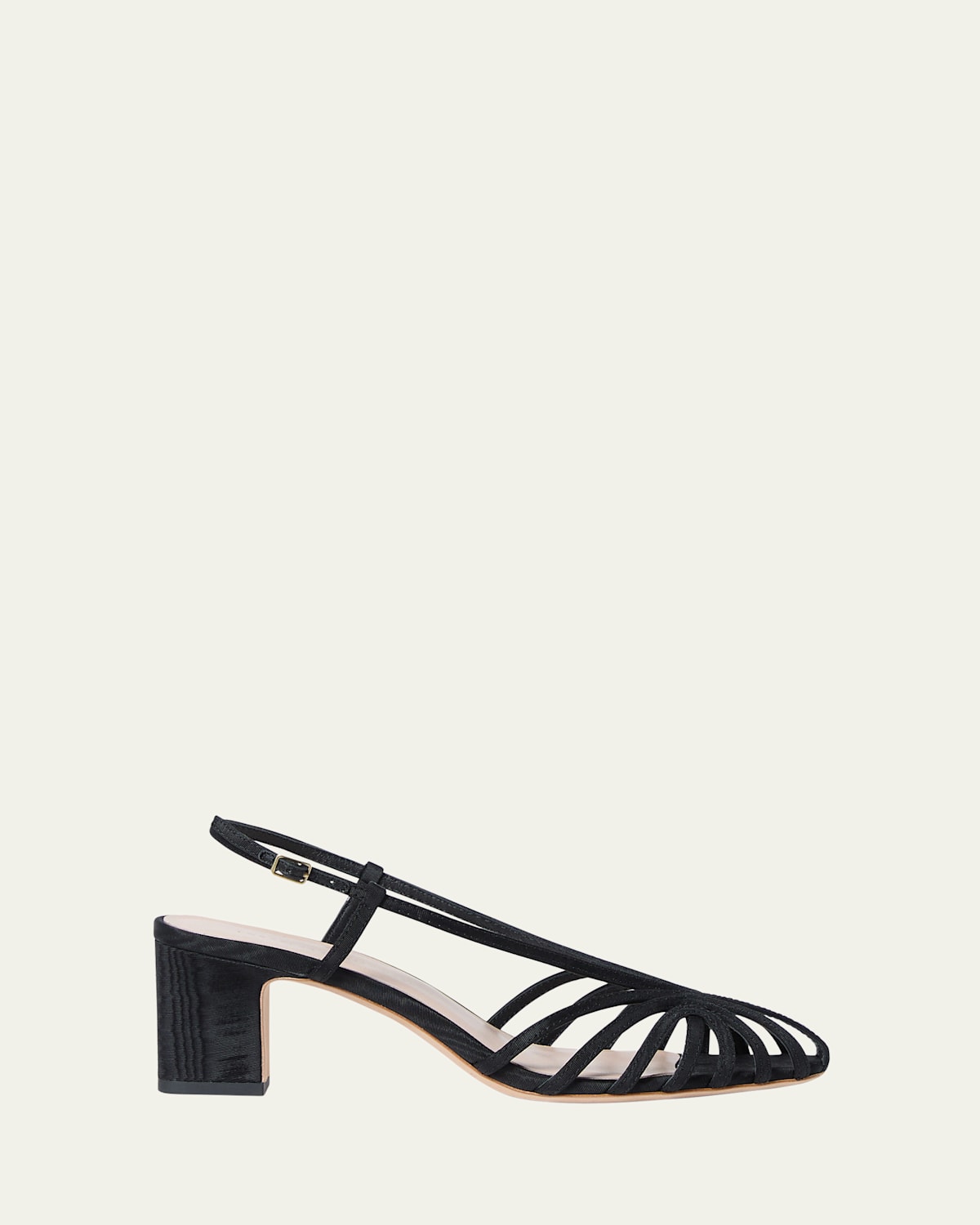 Loeffler Randall Priscilla Lattice Sling-Back Block-Heel Sandals