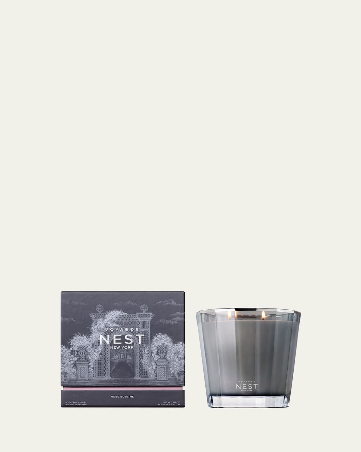 Nest New York Rose Sublime Voyages Candle, 21.1 Oz.
