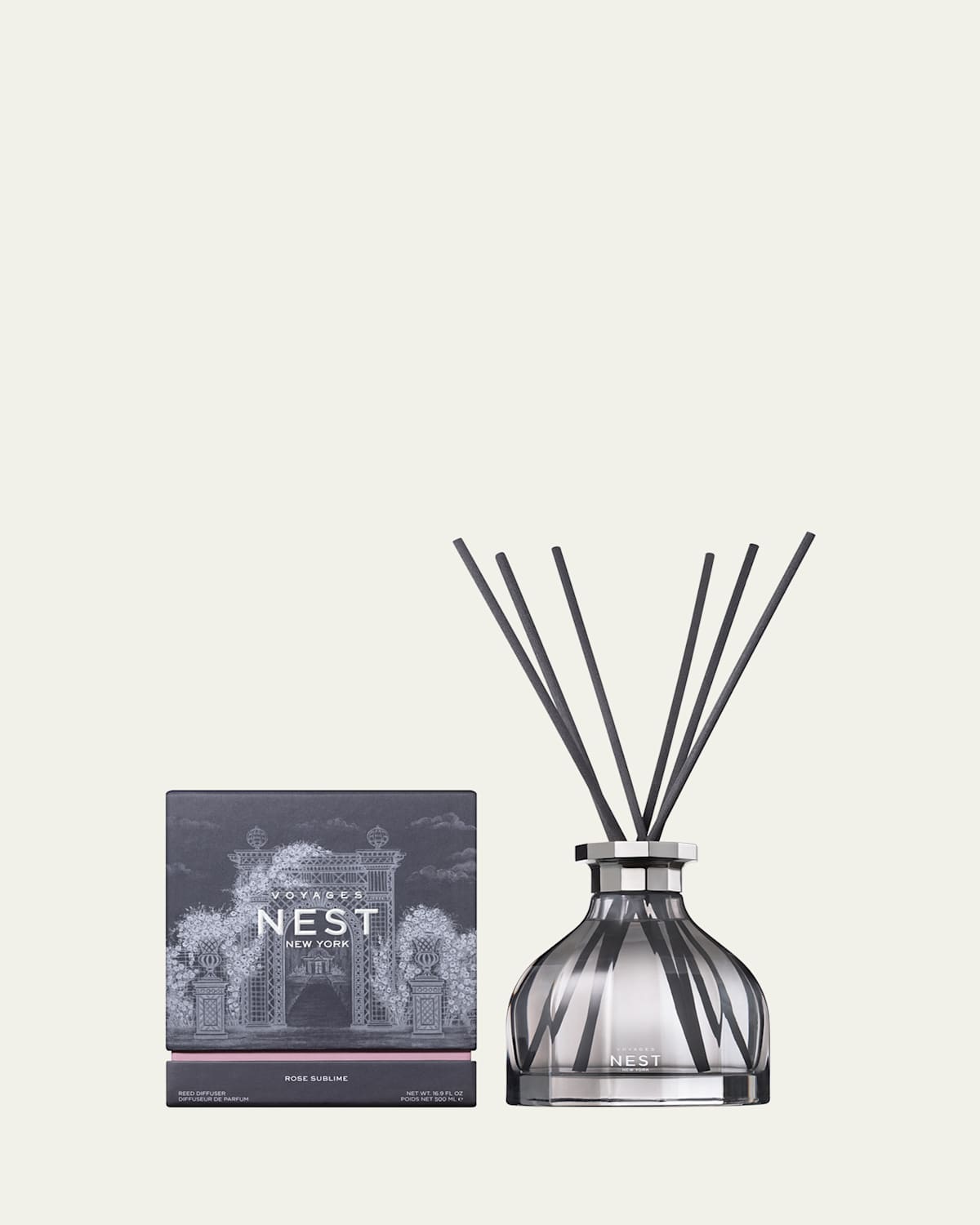 Nest New York Rose Sublime Voyages Diffuser, 16.9 Oz.