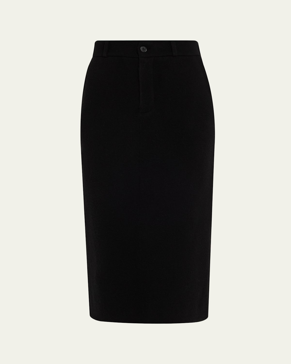 Guest In Residence Cashmere Tailored Skirt In Black