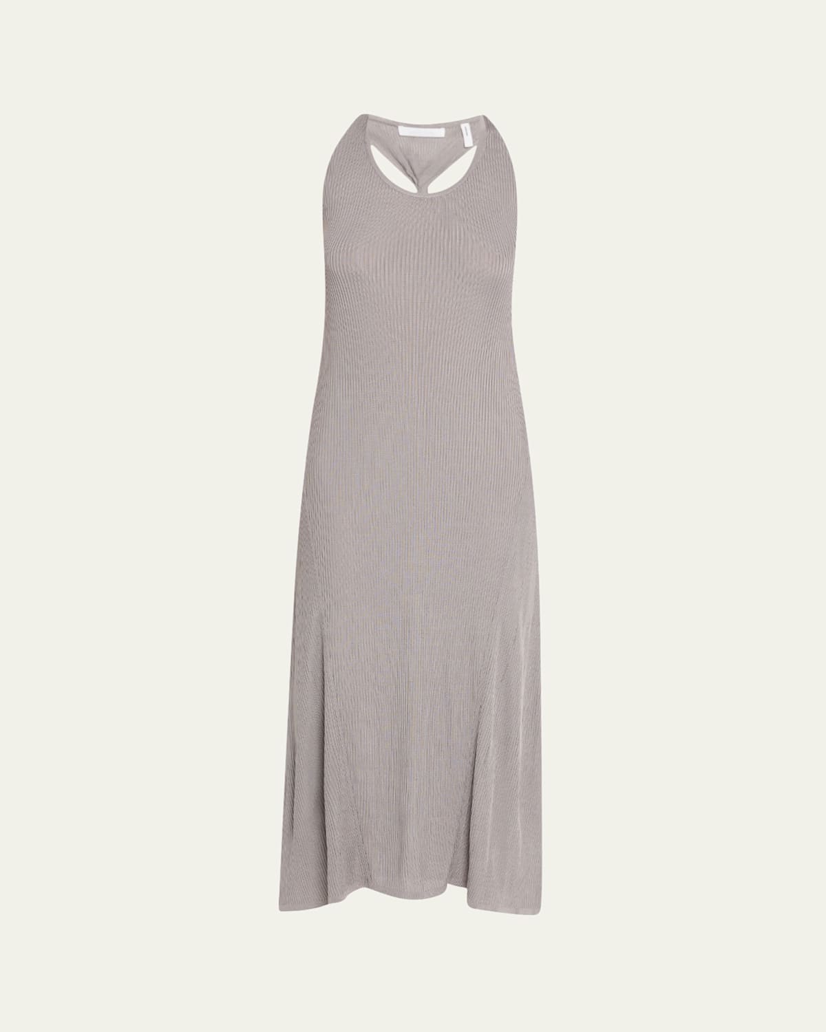 Twist-Back Ribbed Tank Dress