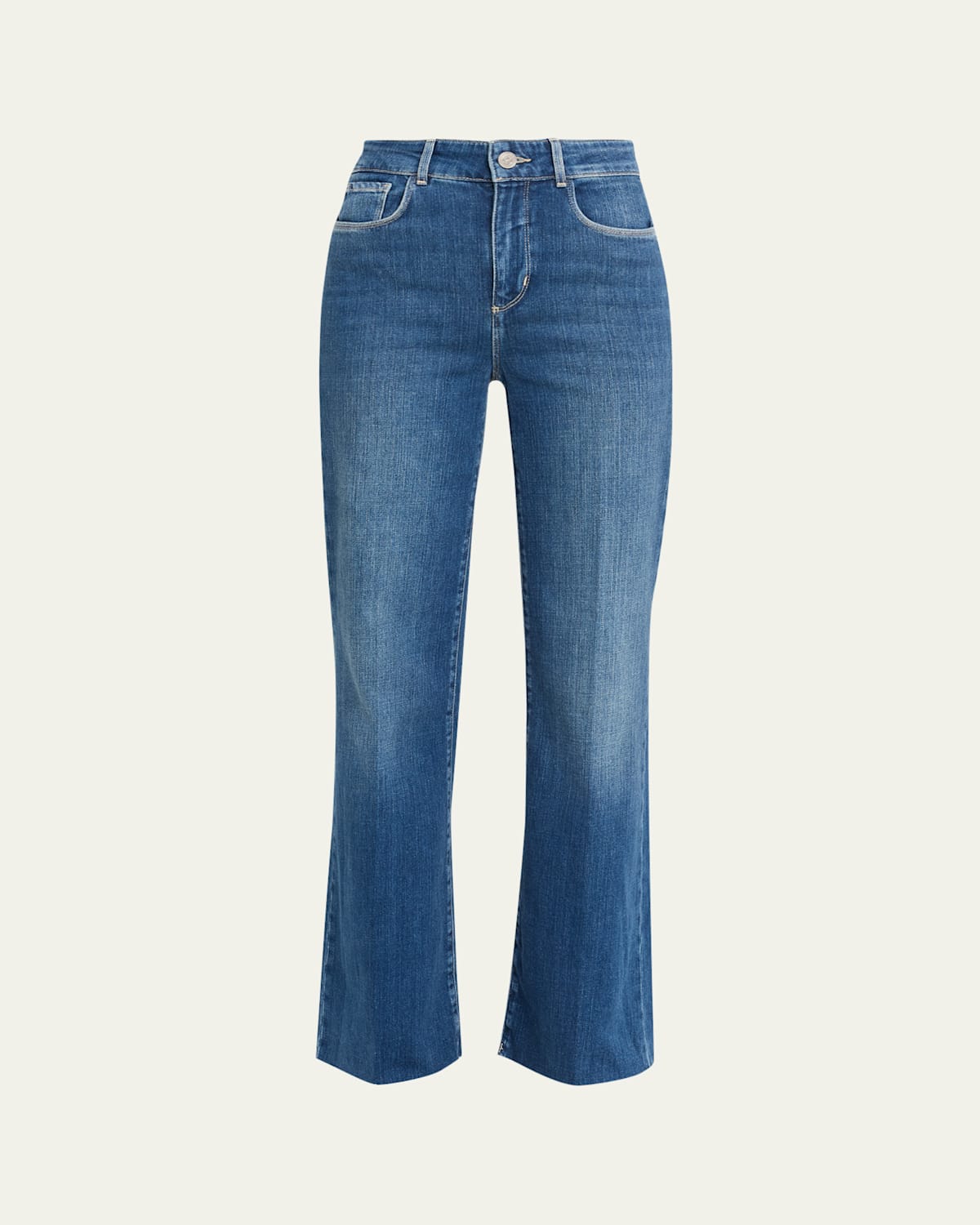 L'agence Gwenna Ultra High-rise Jeans In Blue
