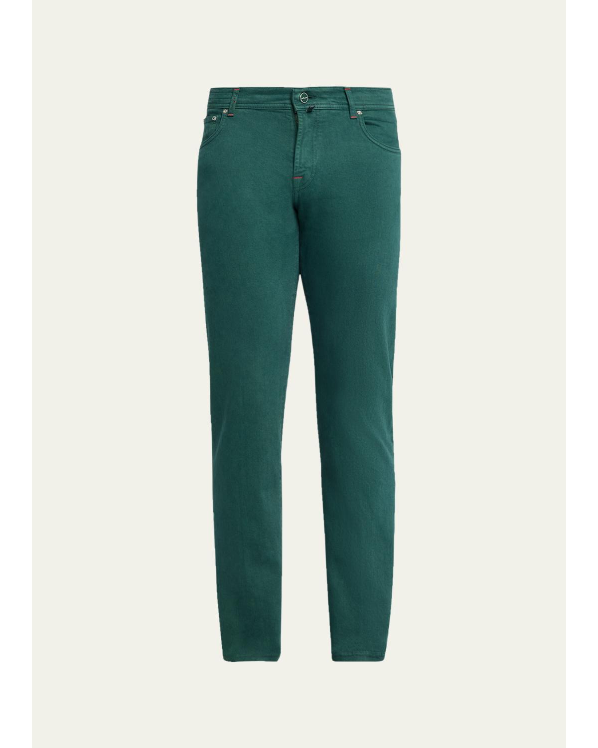 Men'S Kurabo Straight-Leg Stretch Five-Pocket Pants