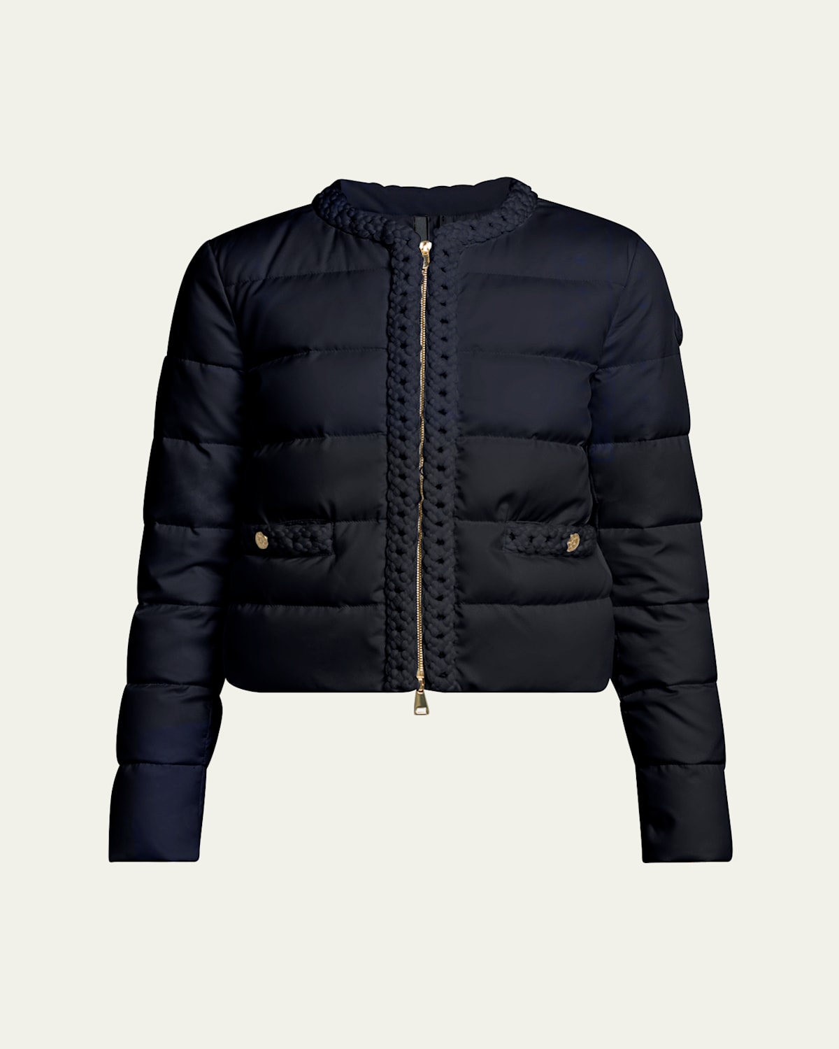 Moncler Maur Short Down Jacket In Black