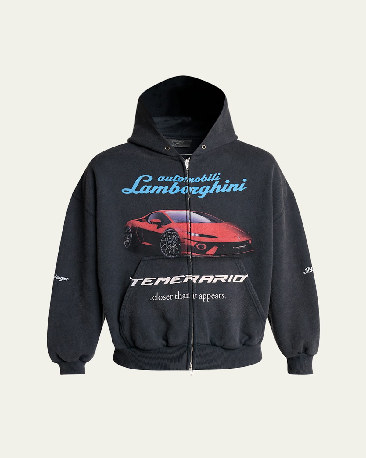 Men's Balenciaga x Automobili Lamborghini Printed Hoodie