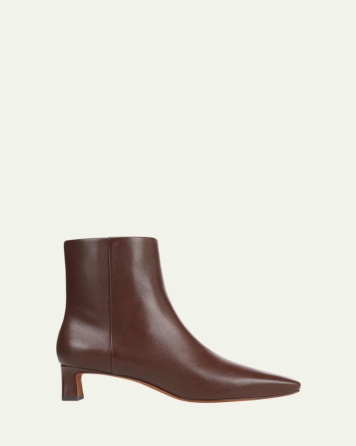 Vince Harlan Leather Ankle Boots In Brown