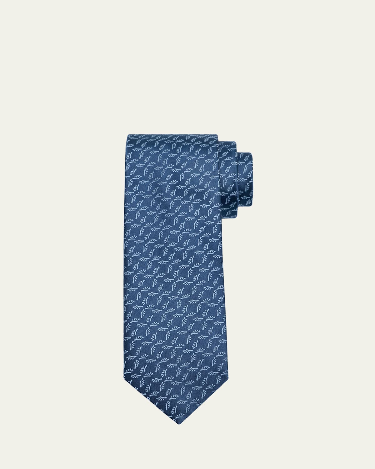 Charvet Men's Petite Tassel Silk Tie In Blue