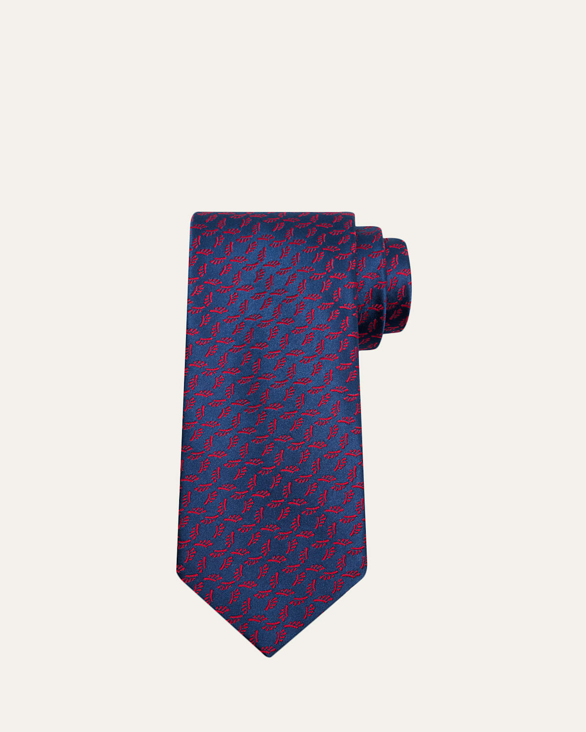 Charvet Men's Petite Tassel Silk Tie | Thumbnail 4