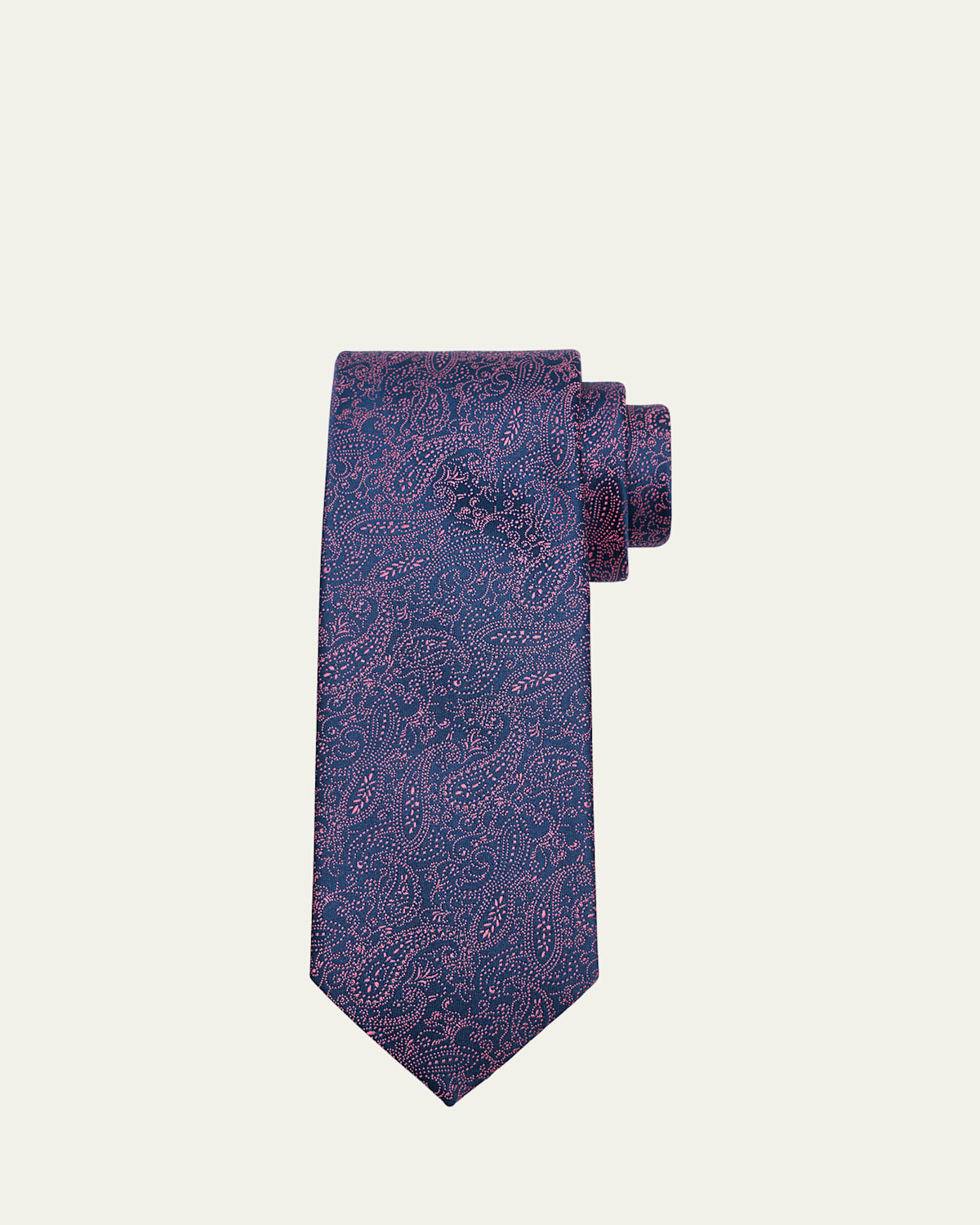 Charvet Men's Multi-paisley Silk Tie In Blue