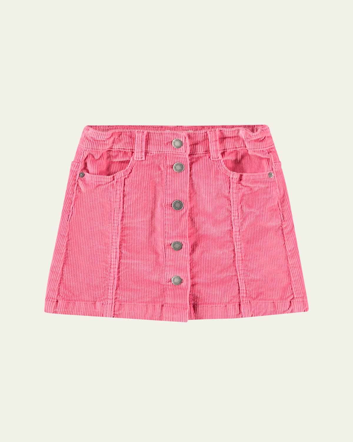 Molo Girl's Bera Corduroy Skirt In Pink