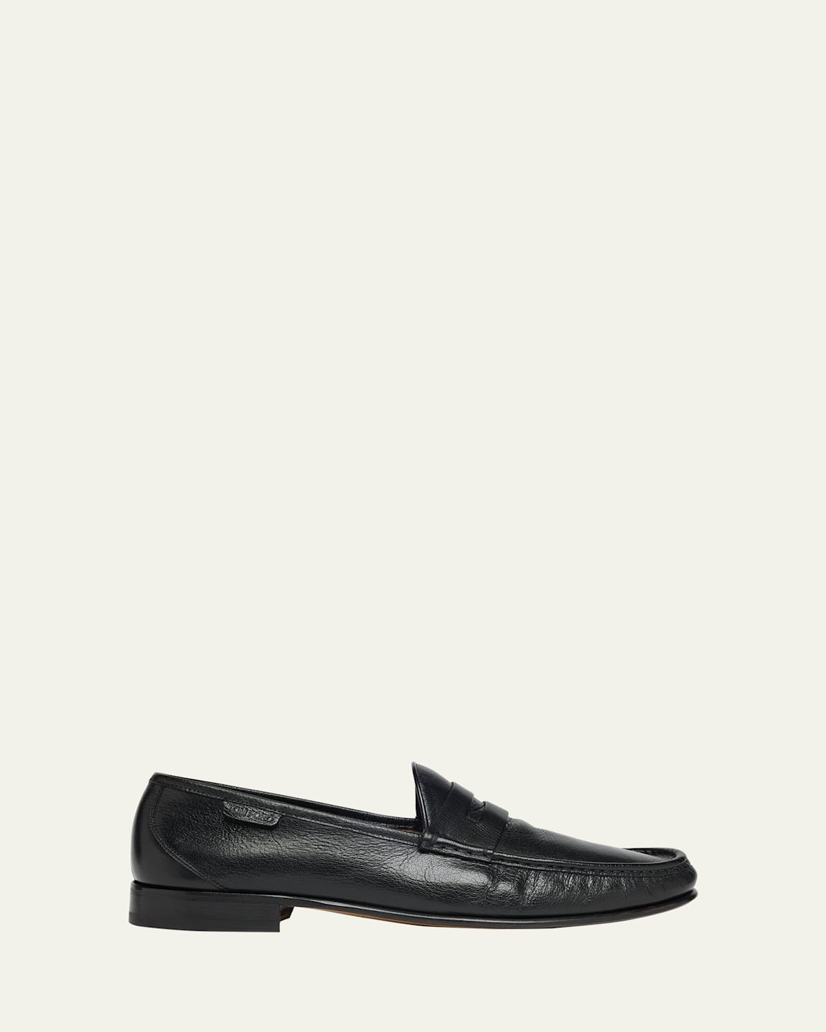 Tom Ford Men's York Grained Leather Penny Loafers