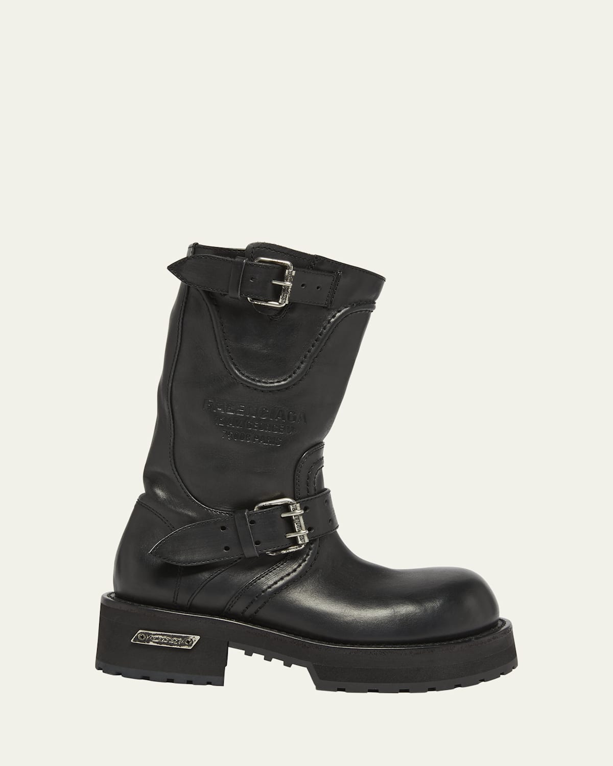 Men's Venom Leather Combat Boots