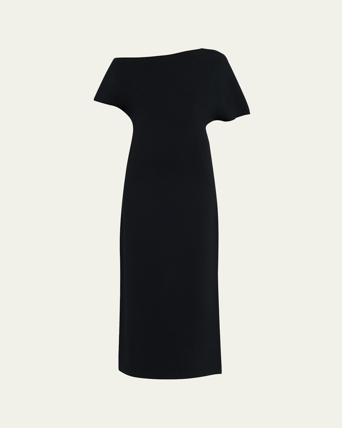 Rohe Asymmetric Jersey Dress In Black