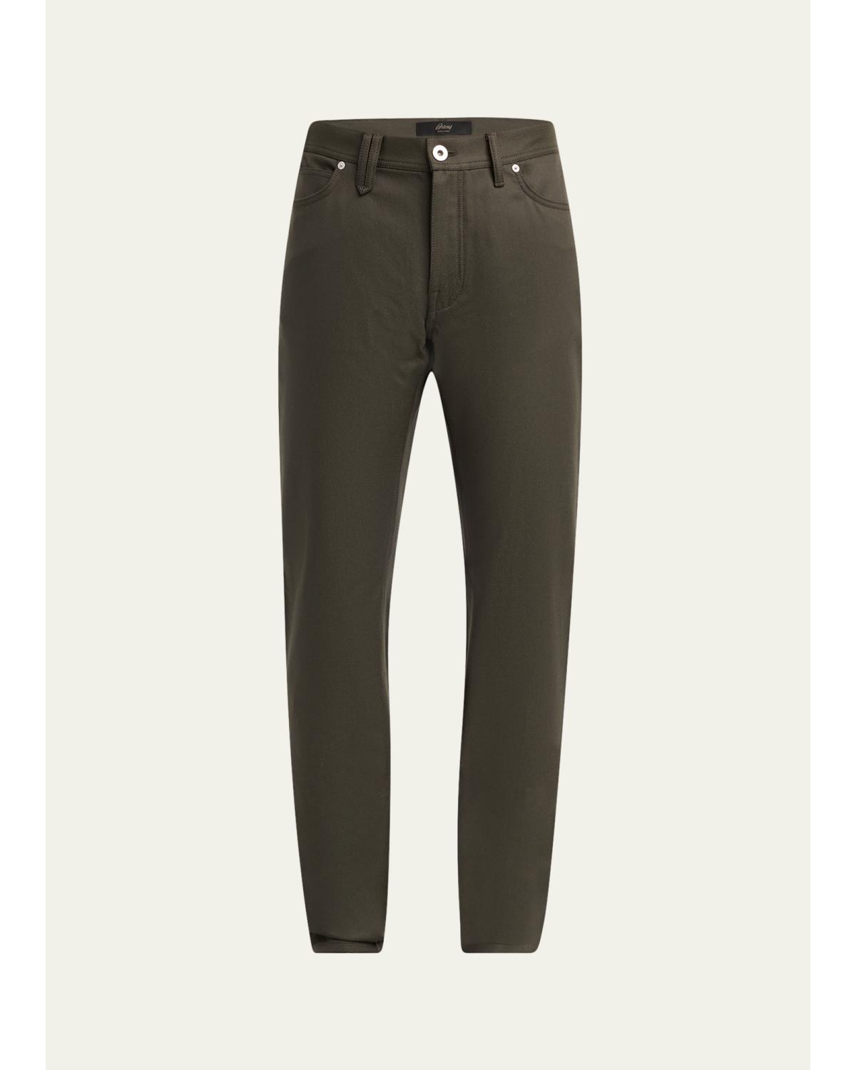 Men'S Slim Twill Five-Pocket Pants