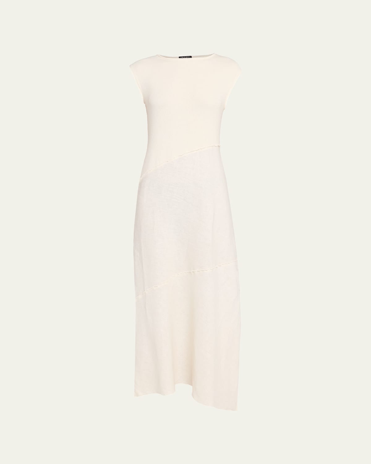 Rag & Bone Lina Cap-sleeve Knit Maxi Dress
