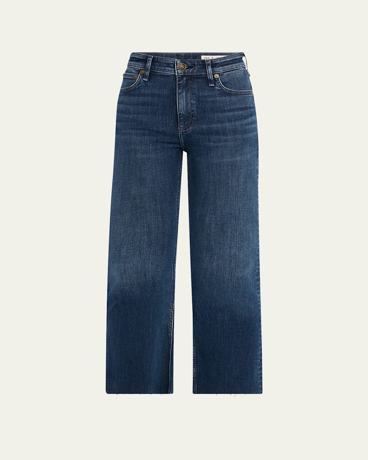 Rag & Bone Flexi Dahlia Mid-rise Flare Jeans In Blue