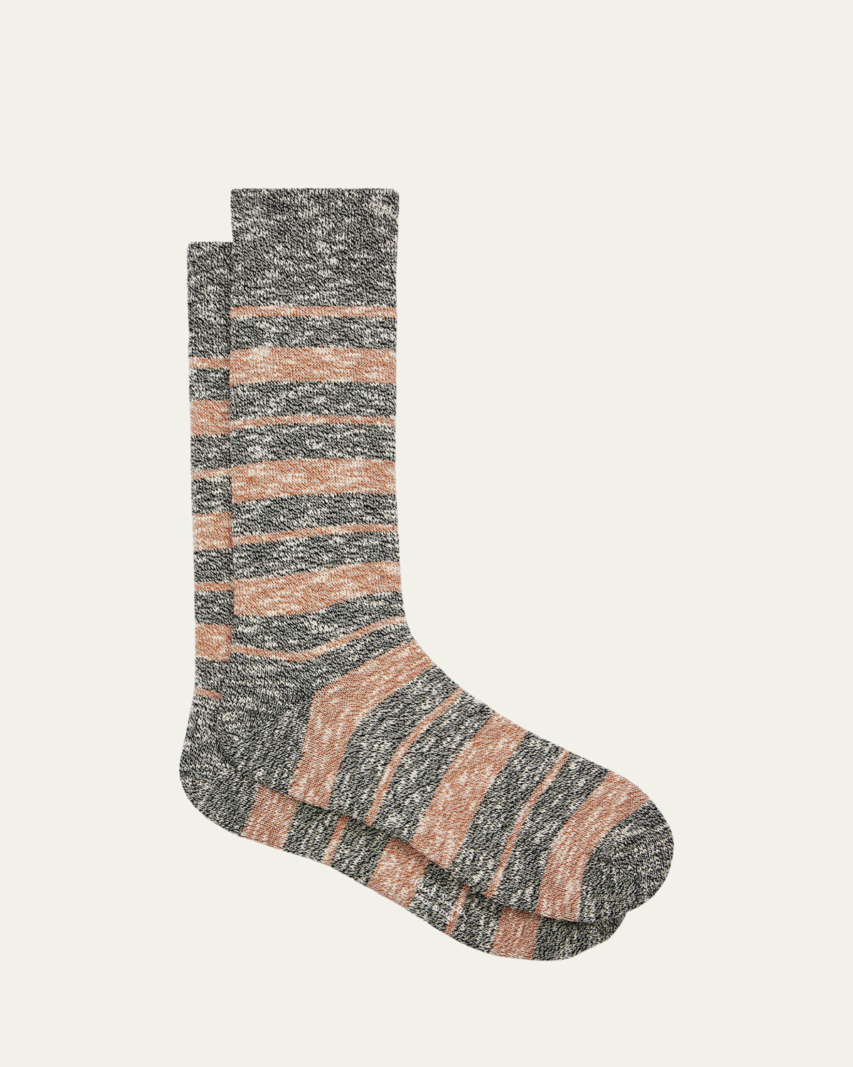 Paul Smith Men's Kenny Flamed Melange Crew Socks