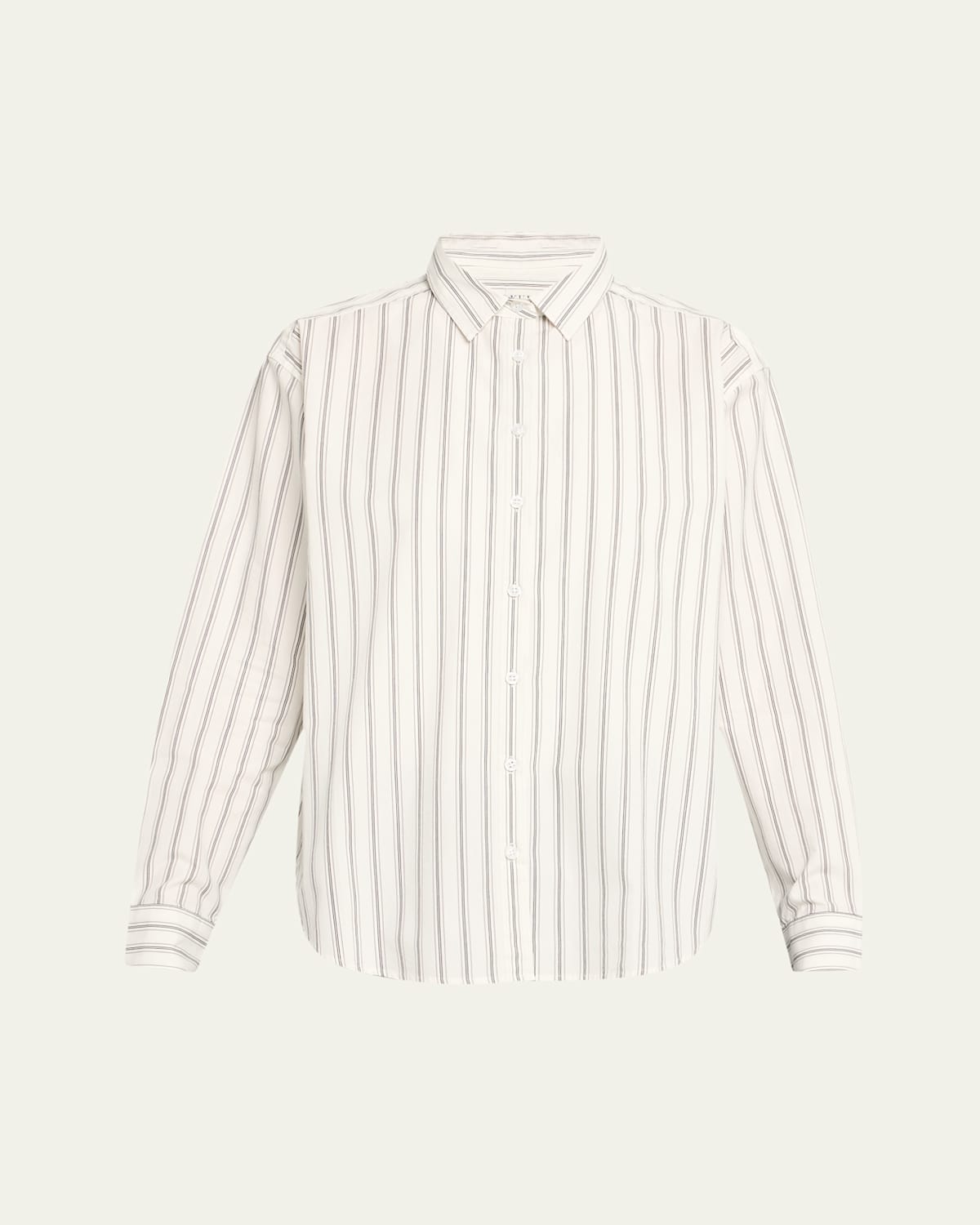 Kule The Cordel Striped Button-front Shirt In Pattern