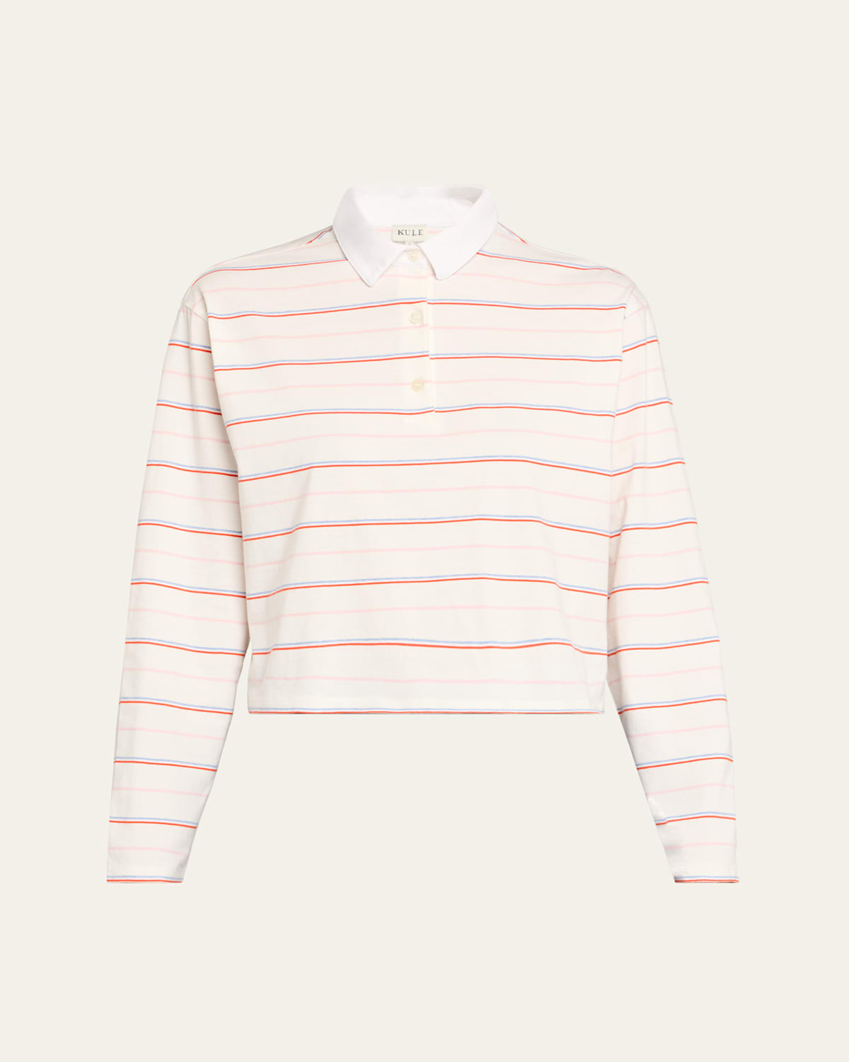 Kule The Lexi Top In Cream Multistripe In Multi