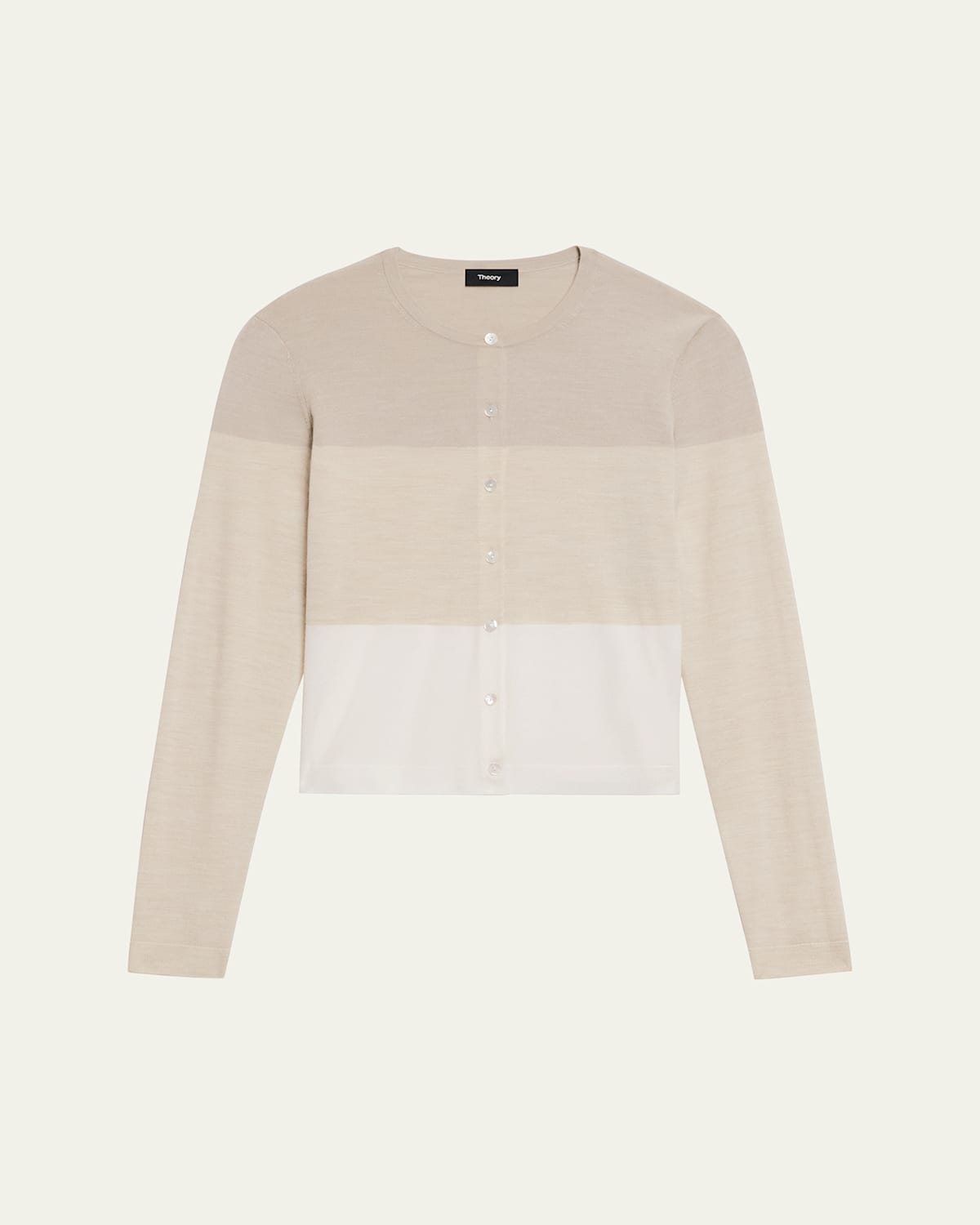 Theory Color Block Cardigan