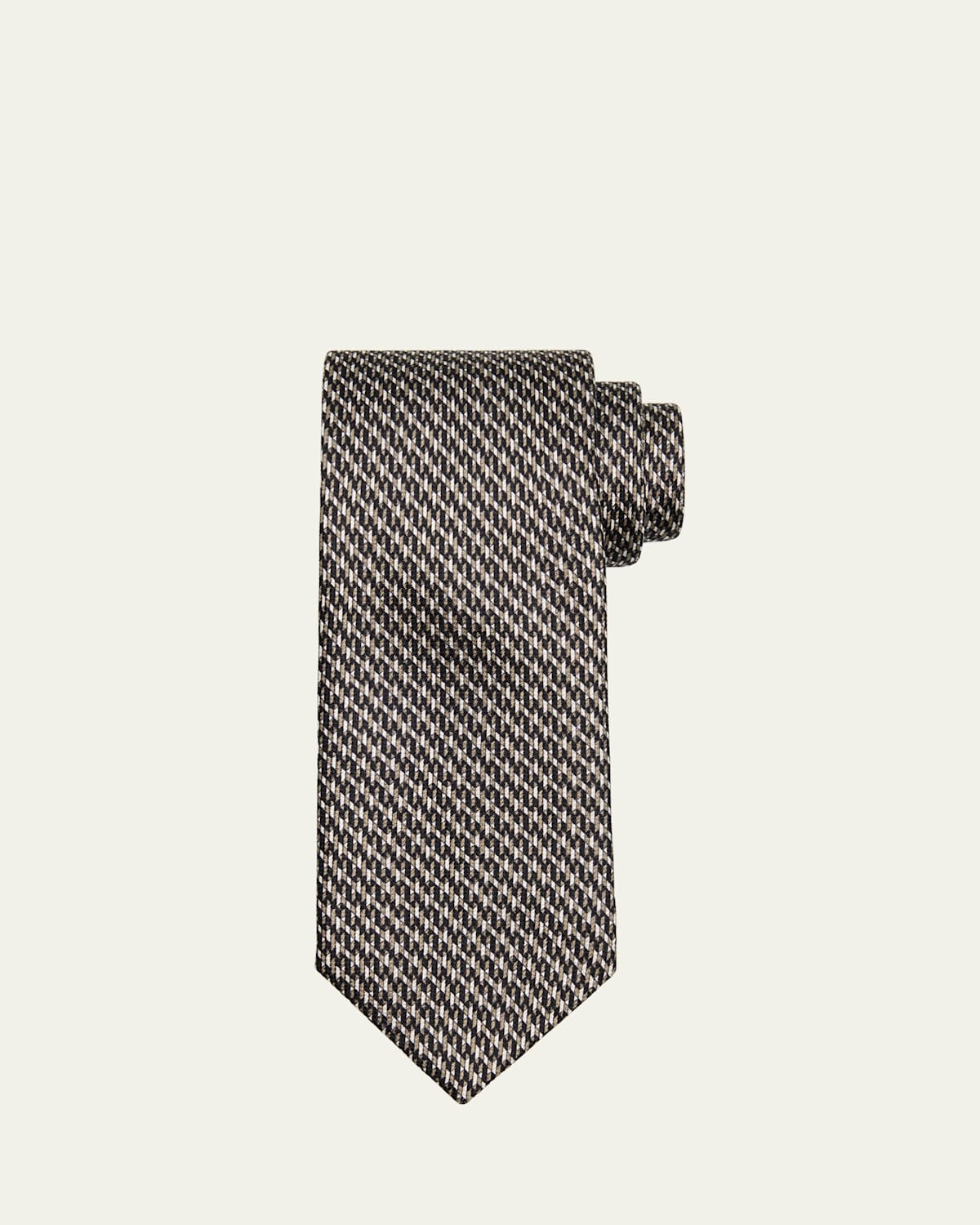 Brioni Men's Micro-Print Silk Tie