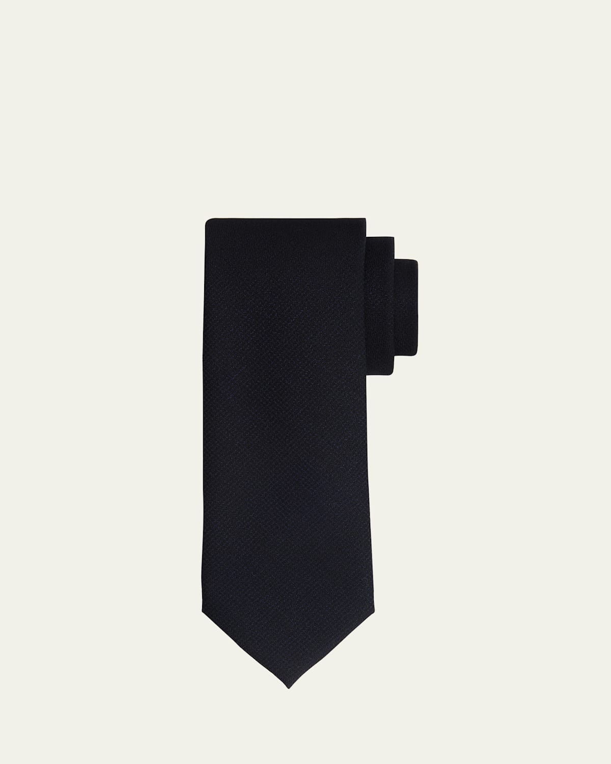 Men's Wool Micro-Check Tie