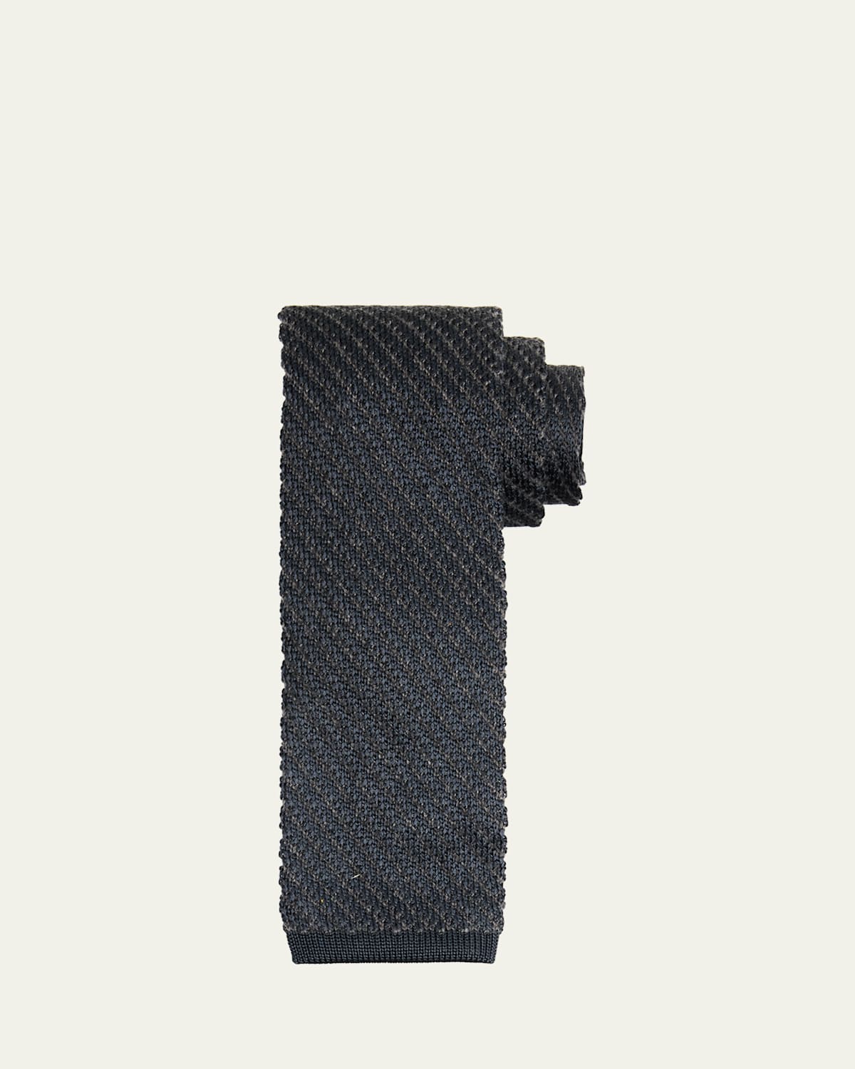 Men's Cashmere Blend Tricot Stripe Tie